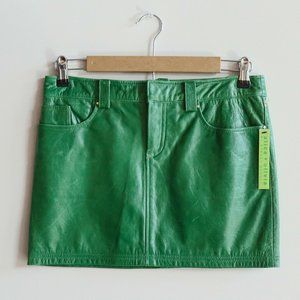 ✨NWT✨ ALICE+OLIVIA 5 Pocket Leather Mini Skirt